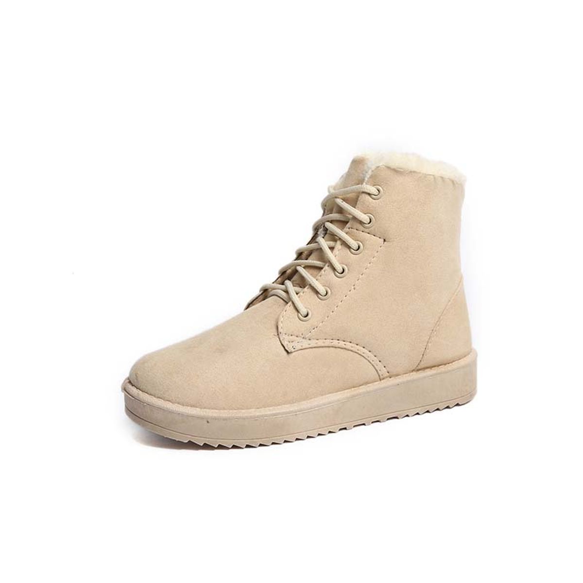 SHANDIAN - Bota temica chiporro mujer zapatos Beige