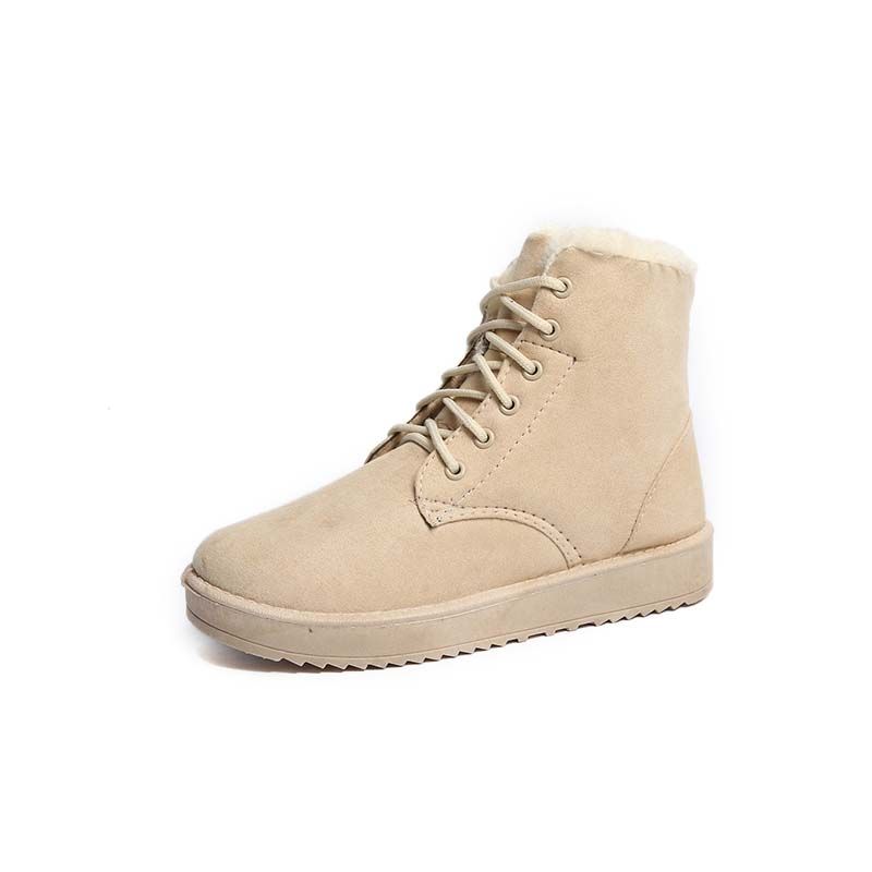 SHANDIAN - Bota temica chiporro mujer zapatos Beige