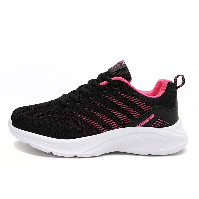 SHANDIAN - Zapatillas Running Mujer Rojo