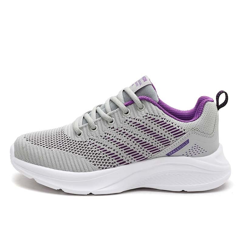 SHANDIAN - Zapatillas Running Mujer Rojo