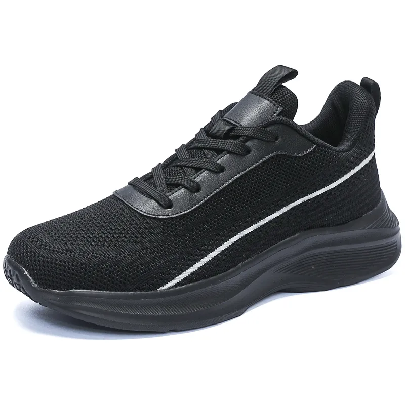 SHANDIAN - Zapatillas Running Hombre Negro