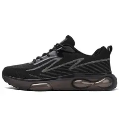 SHANDIAN - Zapatillas Running Hombre Negro