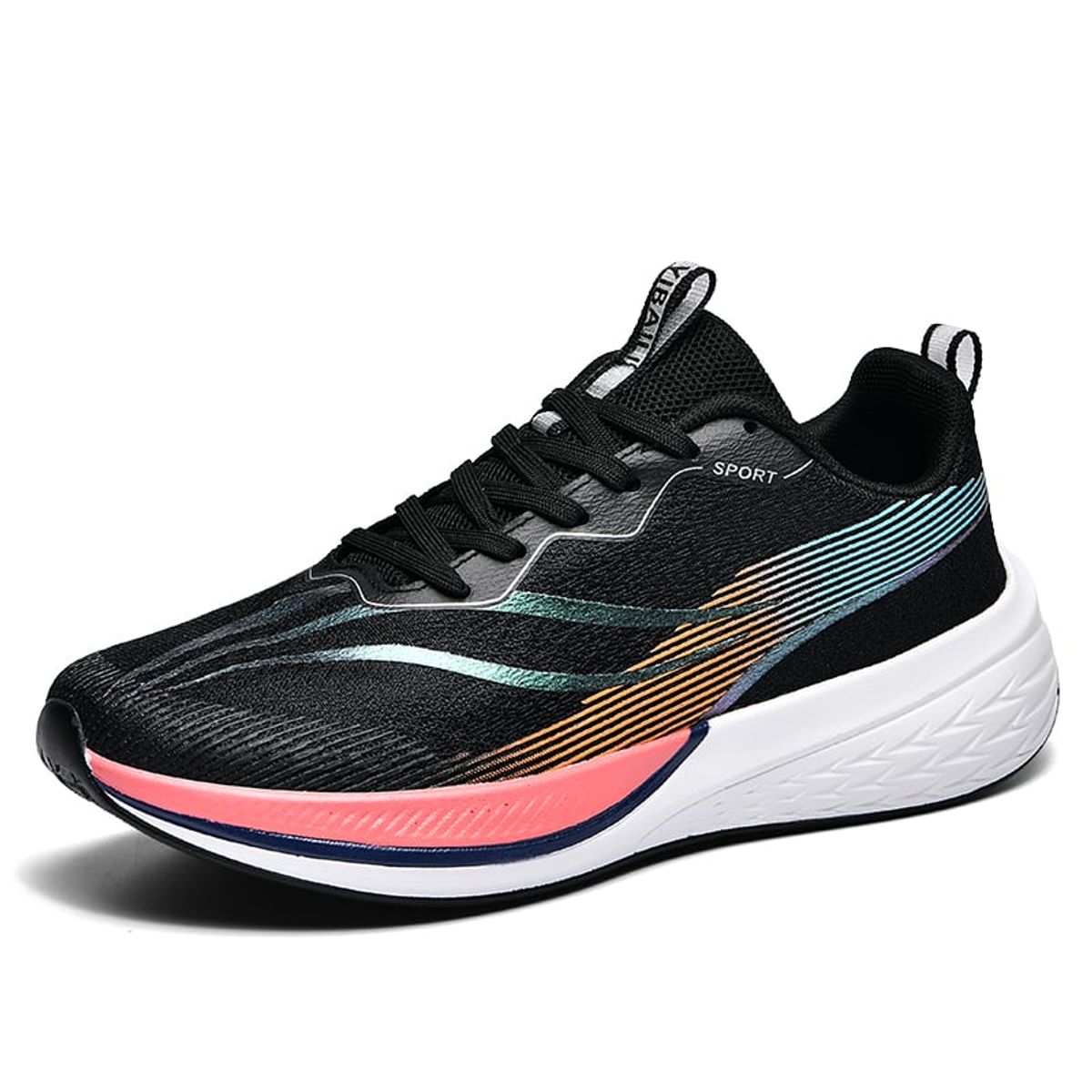 SHANDIAN - Zapatillas Running Hombre Negro