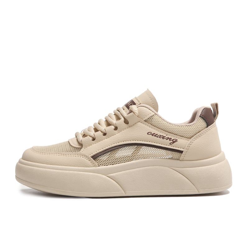 SHANDIAN - Zapatillas Plataforma Mujer Amarillo