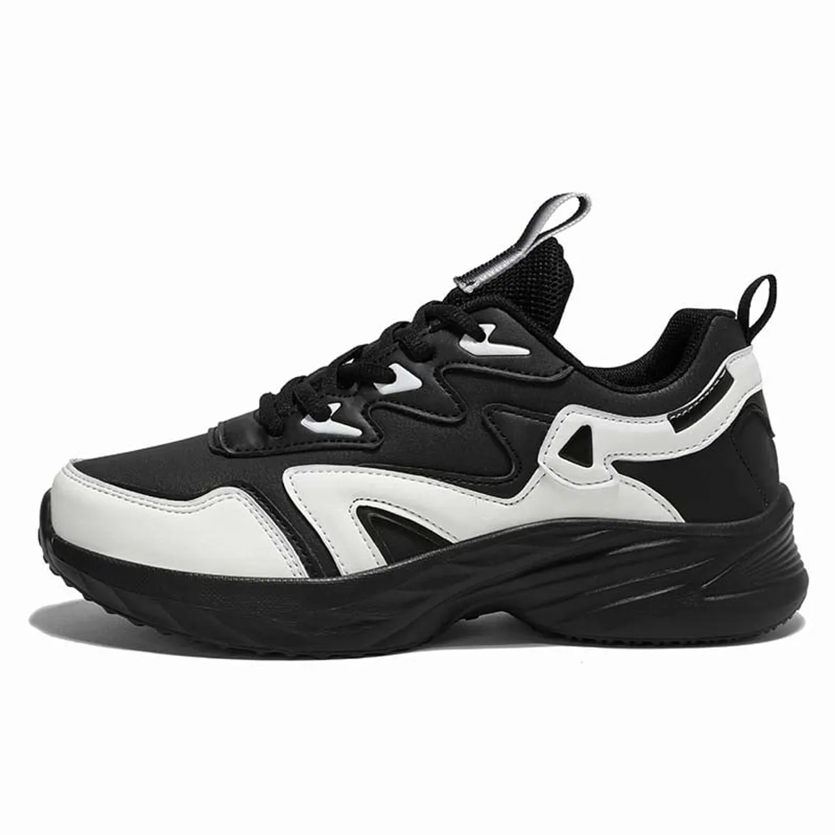 SHANDIAN - Zapatillas Plataforma Mujer Negro