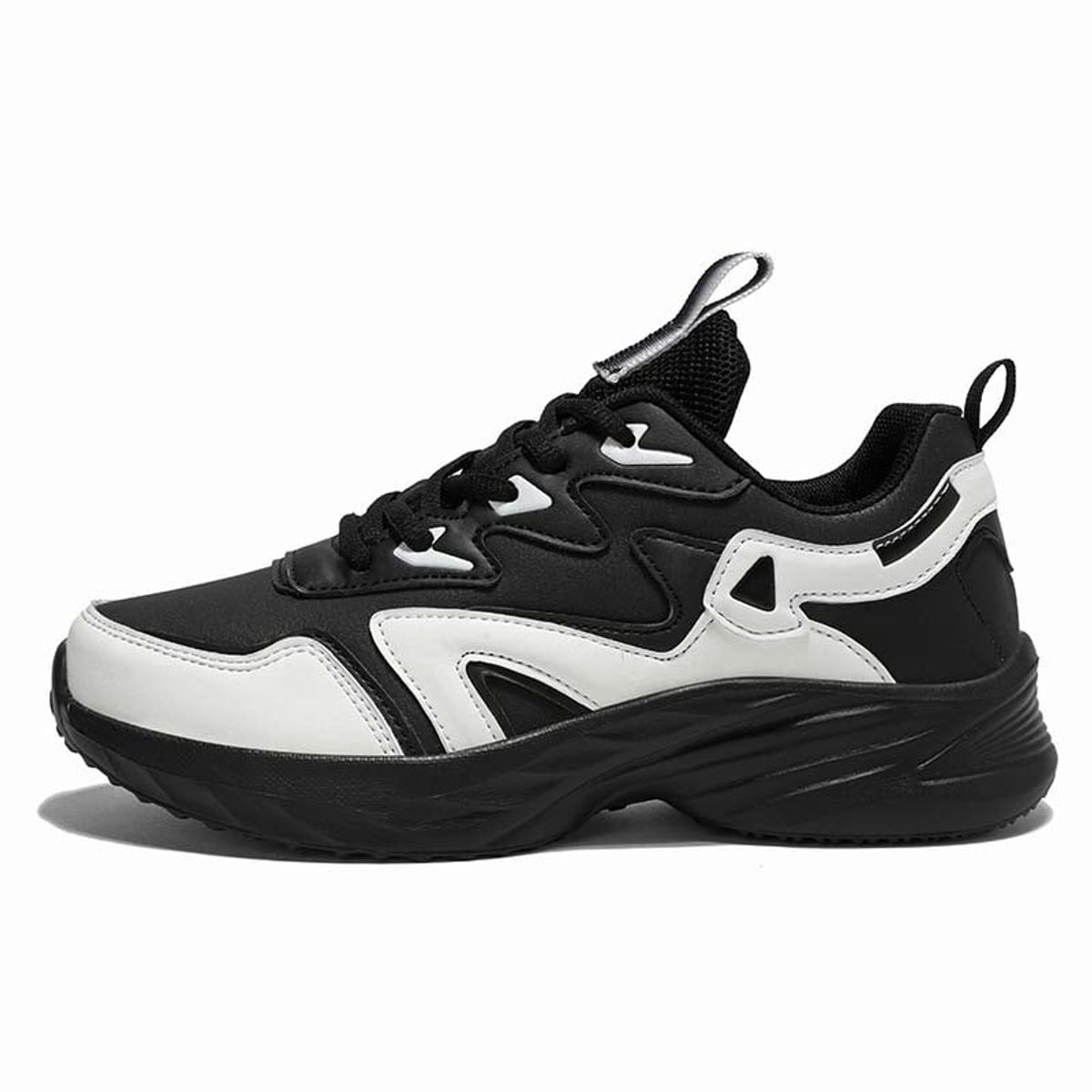 SHANDIAN - Zapatillas Plataforma Mujer Negro