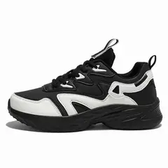 SHANDIAN - Zapatillas Plataforma Mujer Negro