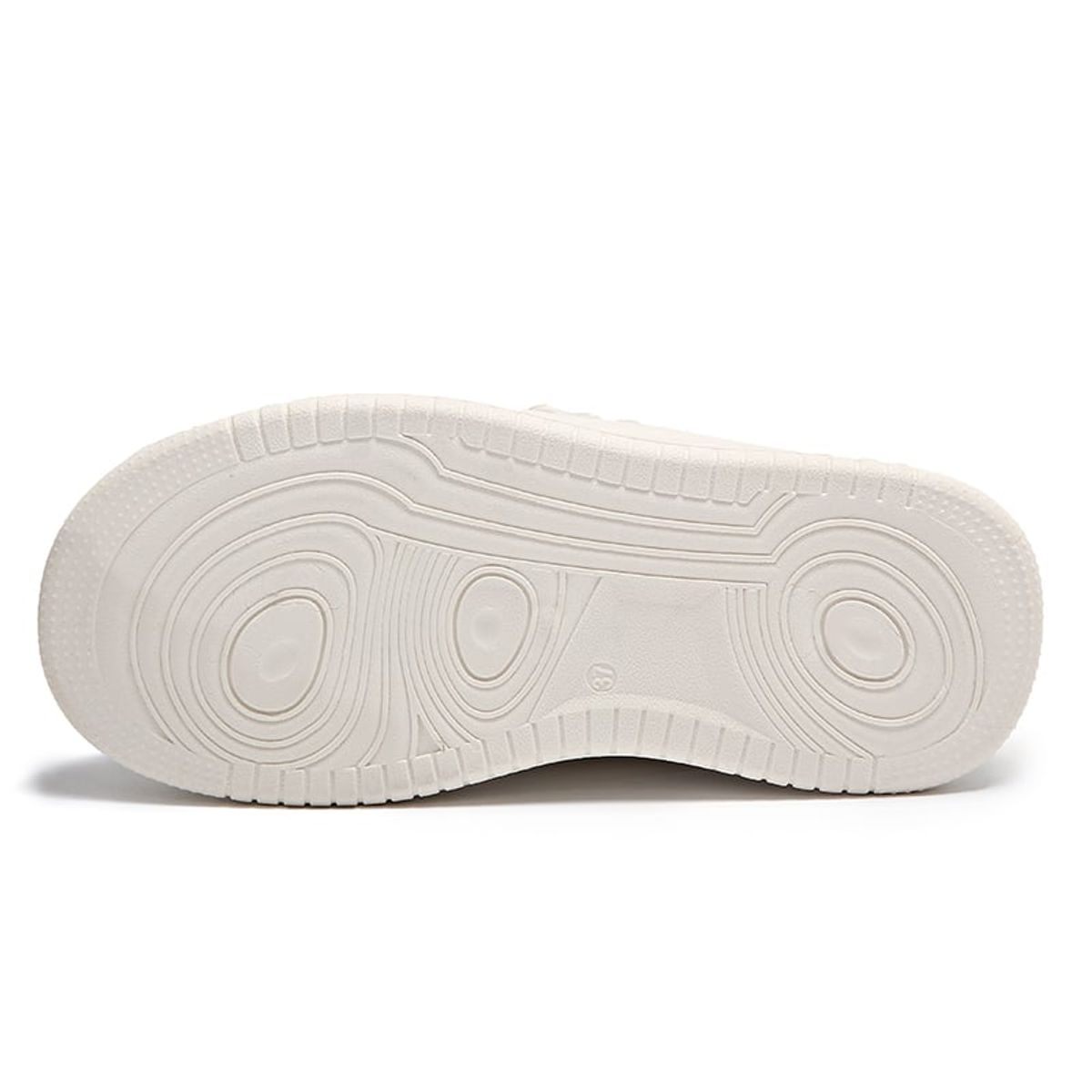 SHANDIAN - Zapatillas Plataforma Mujer Beige