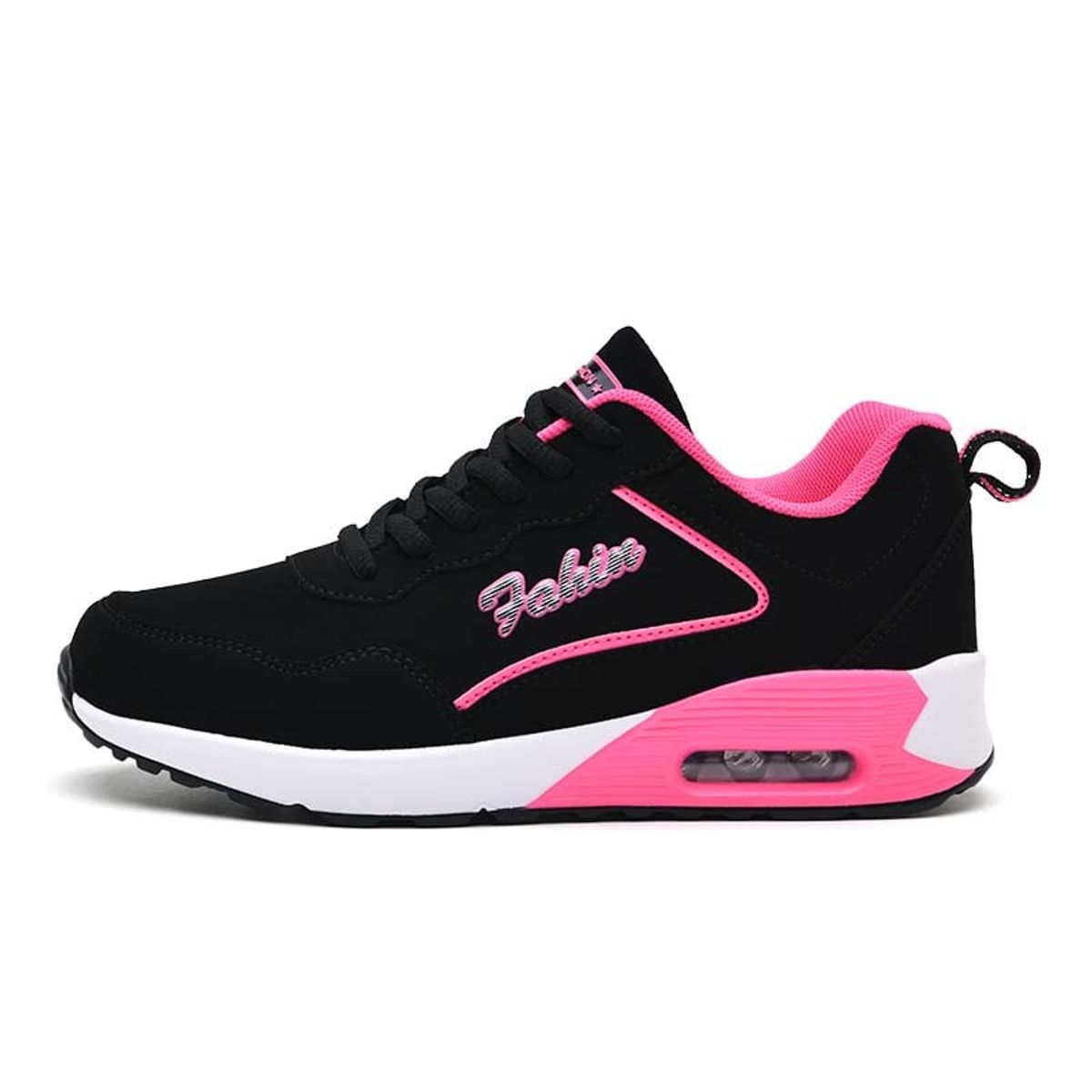 SHANDIAN - Zapatillas Plataforma Aire Mujer Negro