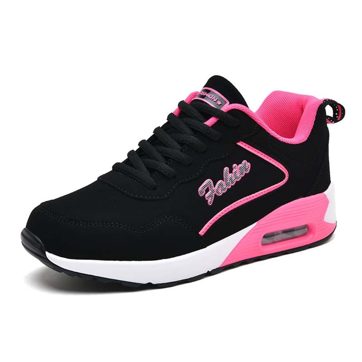 SHANDIAN - Zapatillas Plataforma Aire Mujer Negro