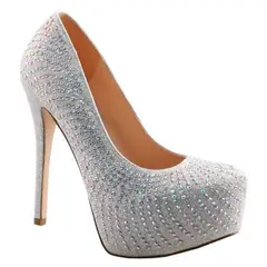 UNIQUE - ZAPATO ALTO KIN56 PLATEADO - Plateado