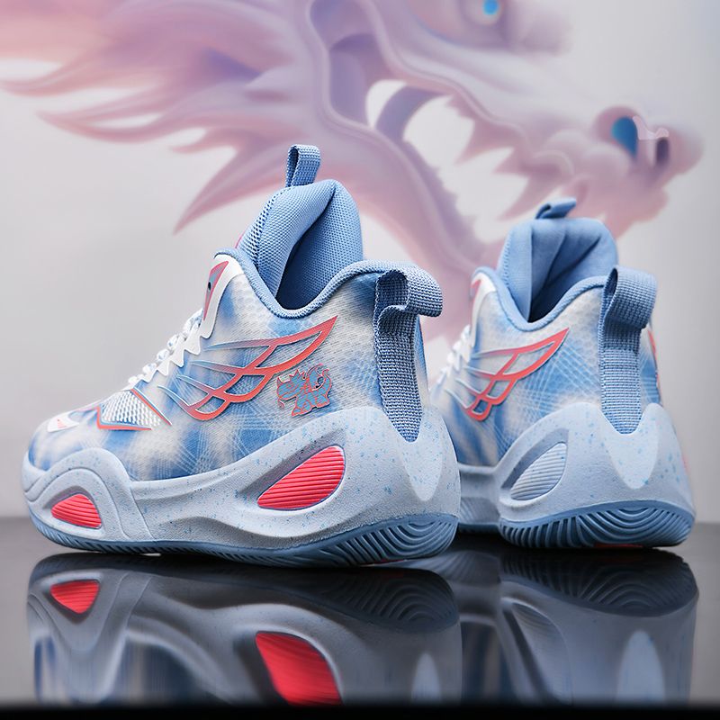 DANWEILE - Zapatillas de baloncesto para estudiantes para hombrea-azul