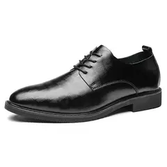 DANWEILE - Zapato Formal Hombre Cuero Negro Guante