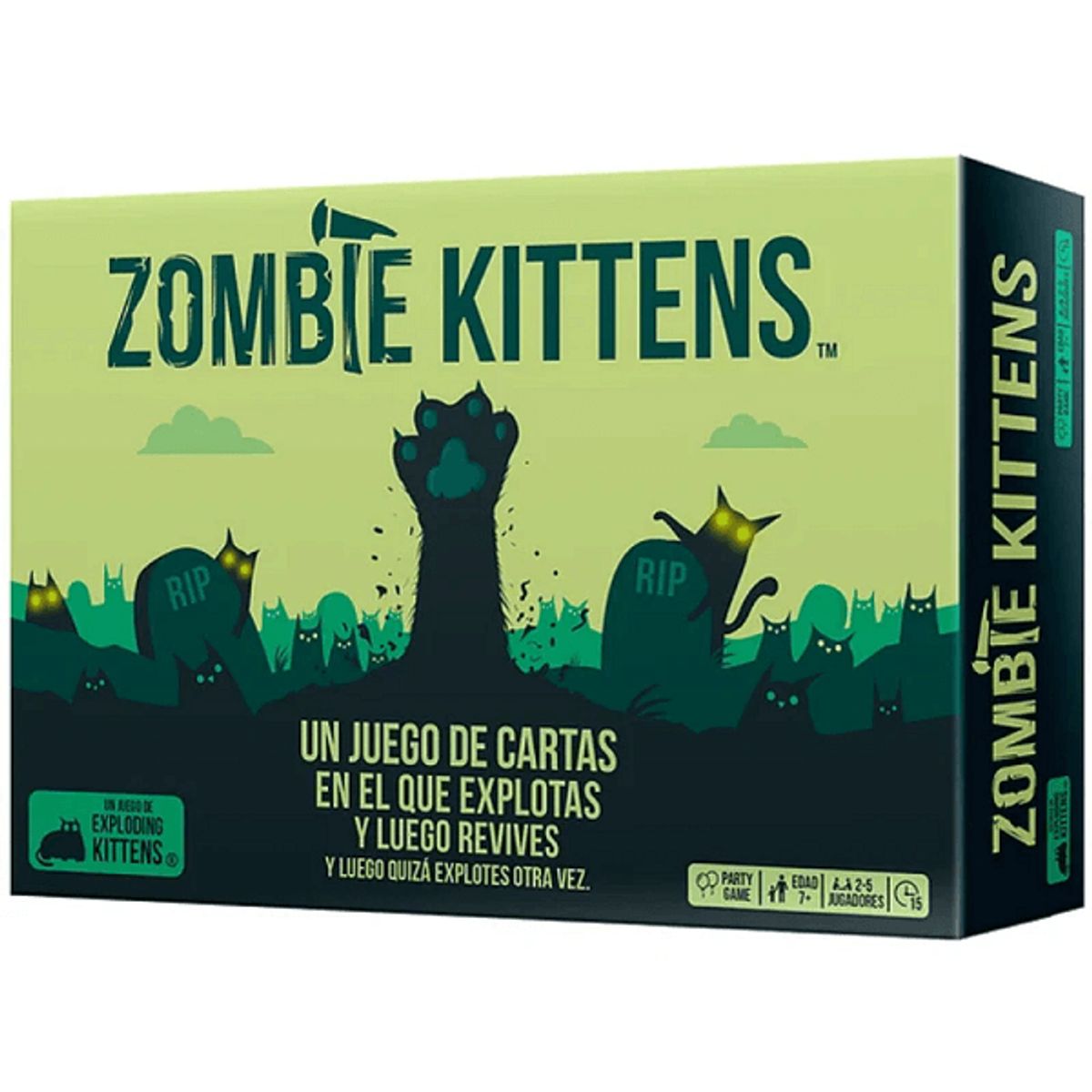 EXPLODING KITTENS - Exploding Kittens Zombie Kittens ORIGINAL ESPAÑOL