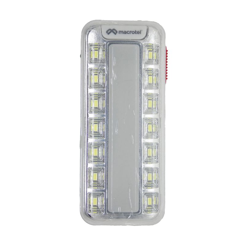 MACROTEL - Lampara De Emergencia Led Con Tubo Led Recargable Macrotel