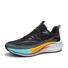 DANWEILE - Zapatos deportivos para estudiantes de malla transpirable-negro