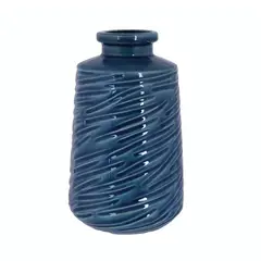 OEM - Florero Decorativo Azul 13 x 25 cm