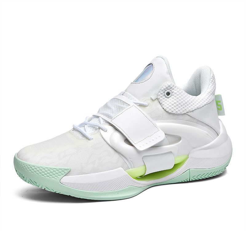 DANWEILE - Zapatos deportivos para estudiantes de malla transpirable-Blanco