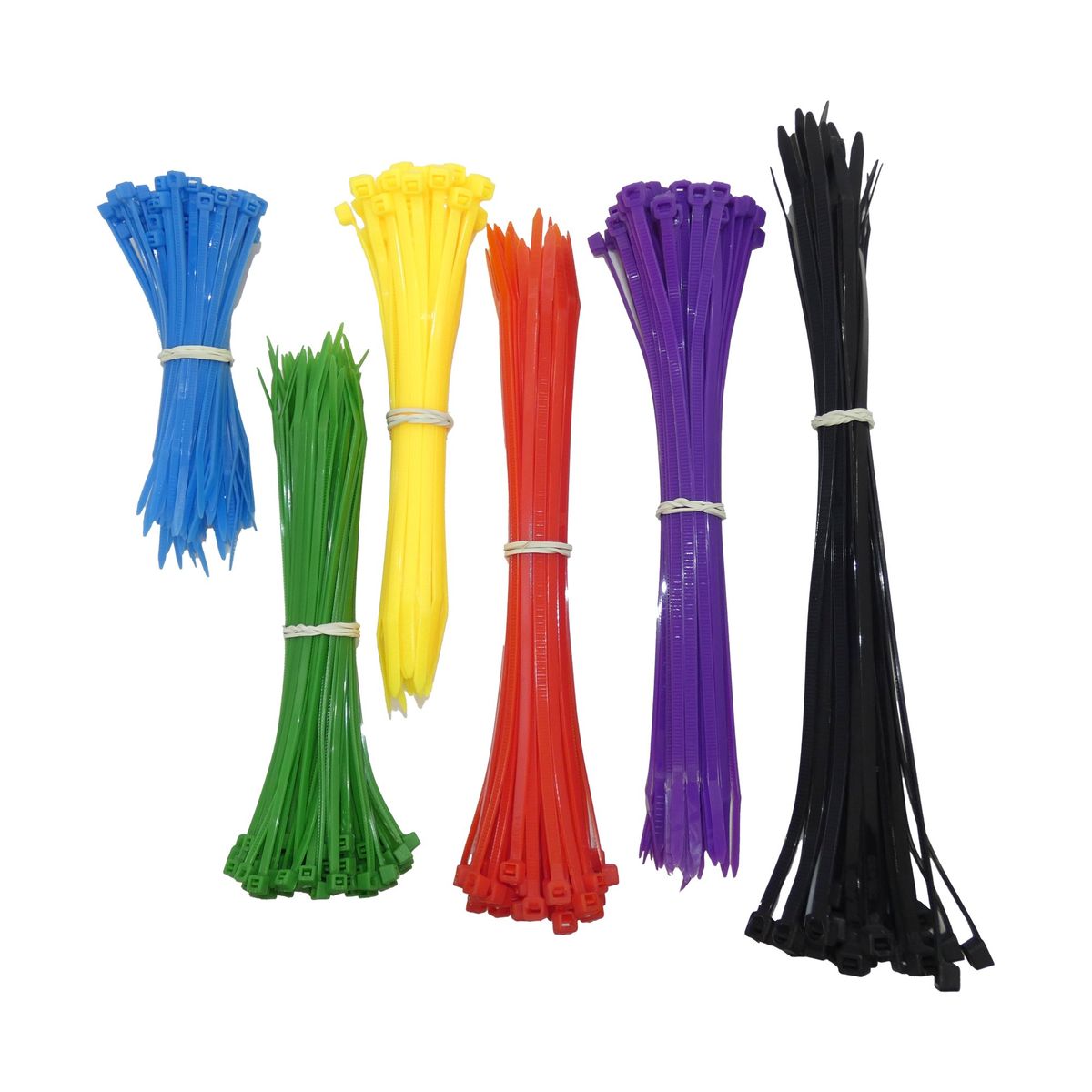 MACROTEL - Amarras Plásticas Multiuso 375 Unidades Macrotel