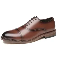 DANWEILE - Zapato Formal Hombre Cuero