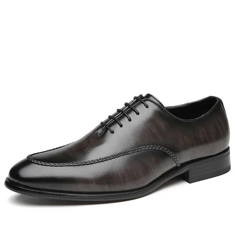 DANWEILE - Zapato Formal Hombre Cuero