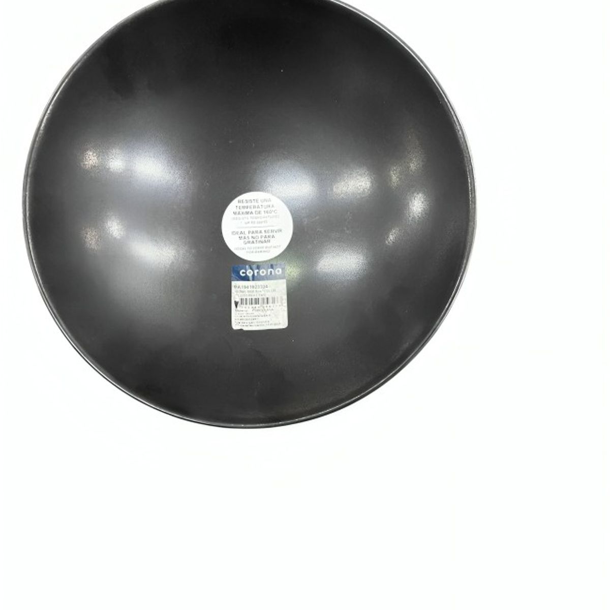 ALLEGRA - BOWL DECORATIVO CORONA MARRON OSCURO 22CM 1000CC