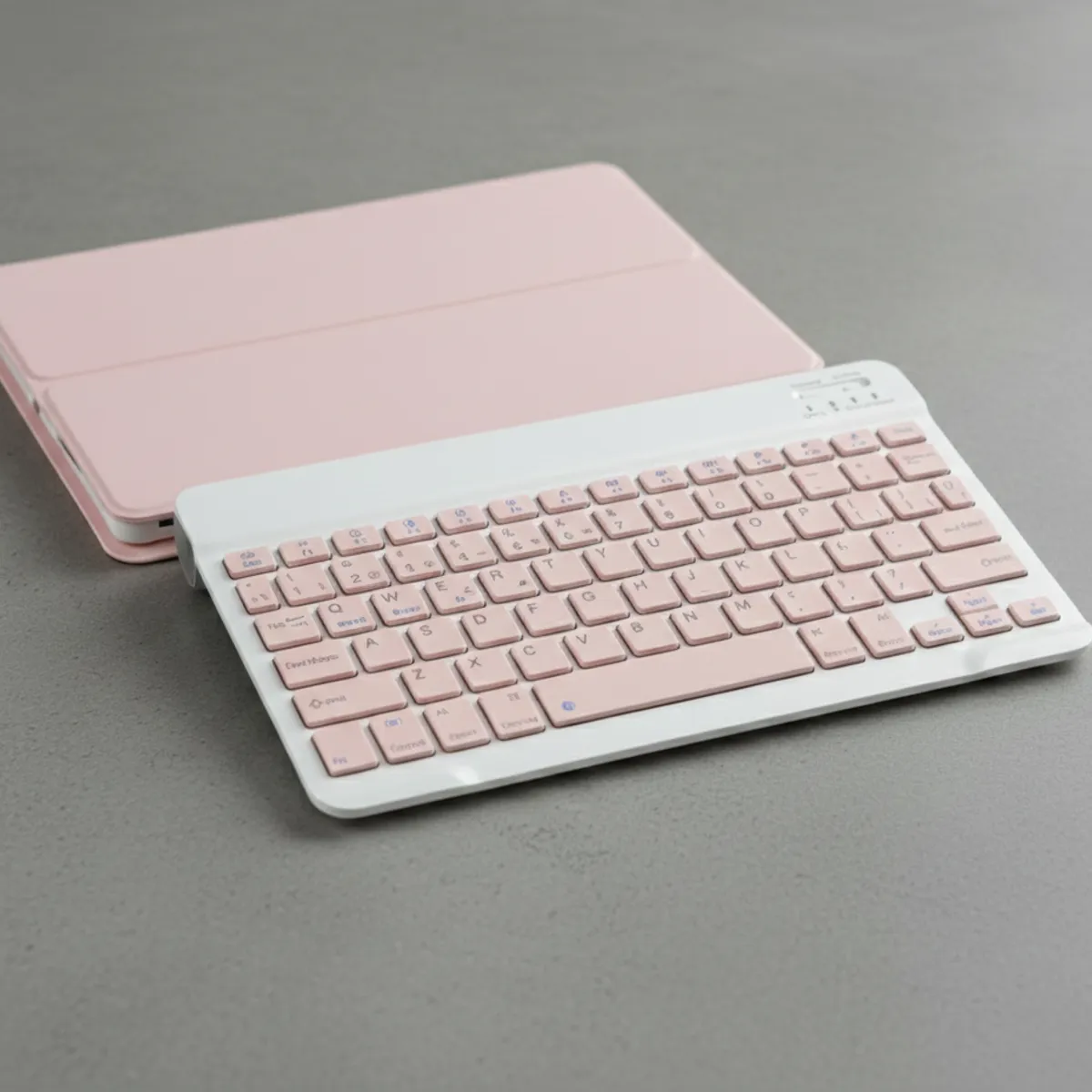 GENERICO - Funda con teclado Smart Cover Rosa Para iPad 10.2 pulgadas