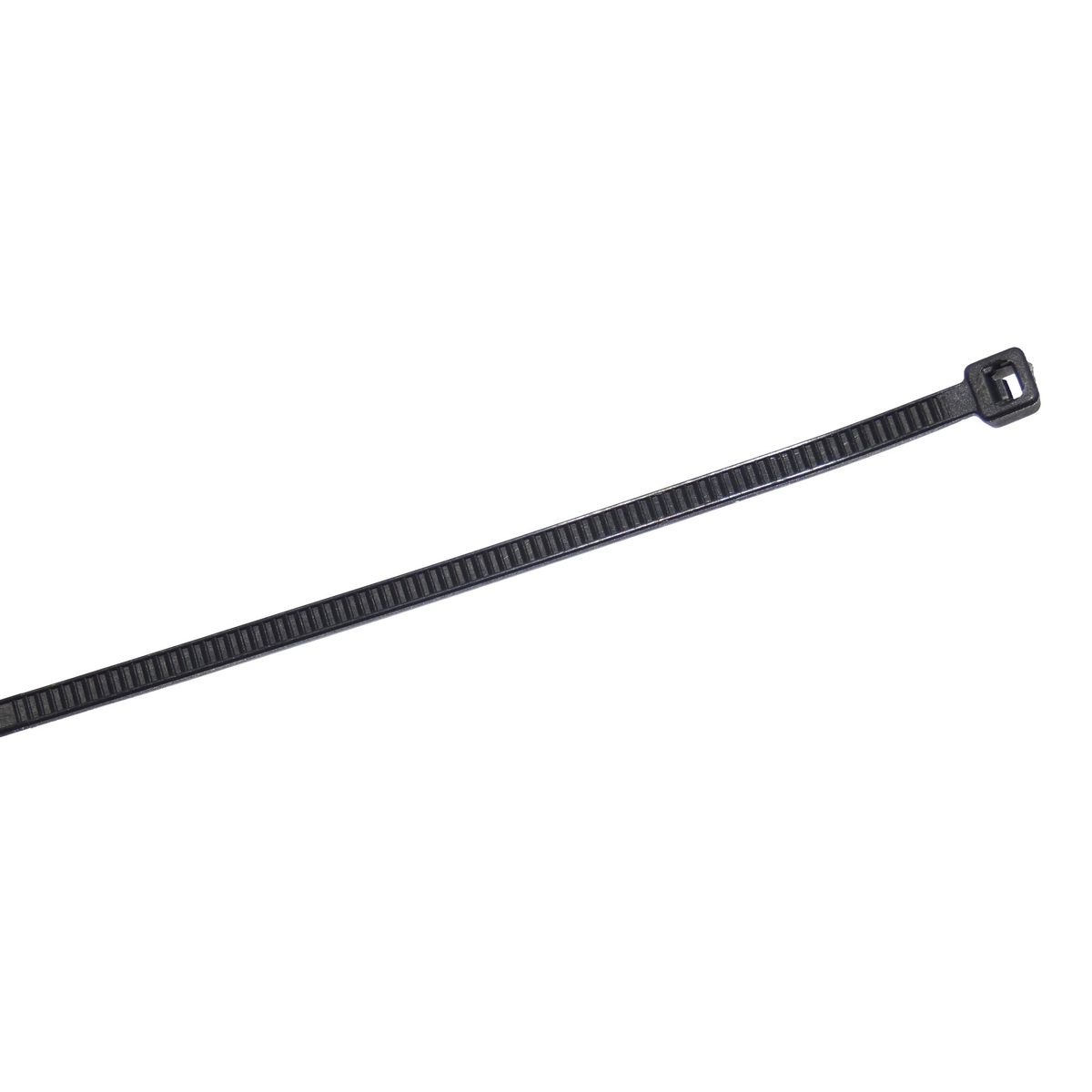 MACROTEL - Amarras Plásticas Negra 150x2.5mm 25 Unidades Macrotel