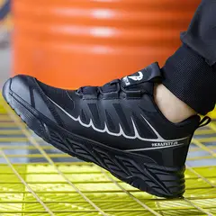DANWEILE - Zapatos de Seguridad Zapato de Trabajo Botín De Seguridad