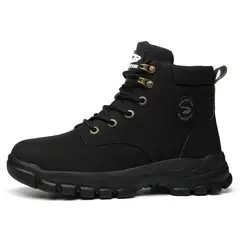 DANWEILE - Zapatos de Seguridad Zapato de Trabajo Botín De Seguridad