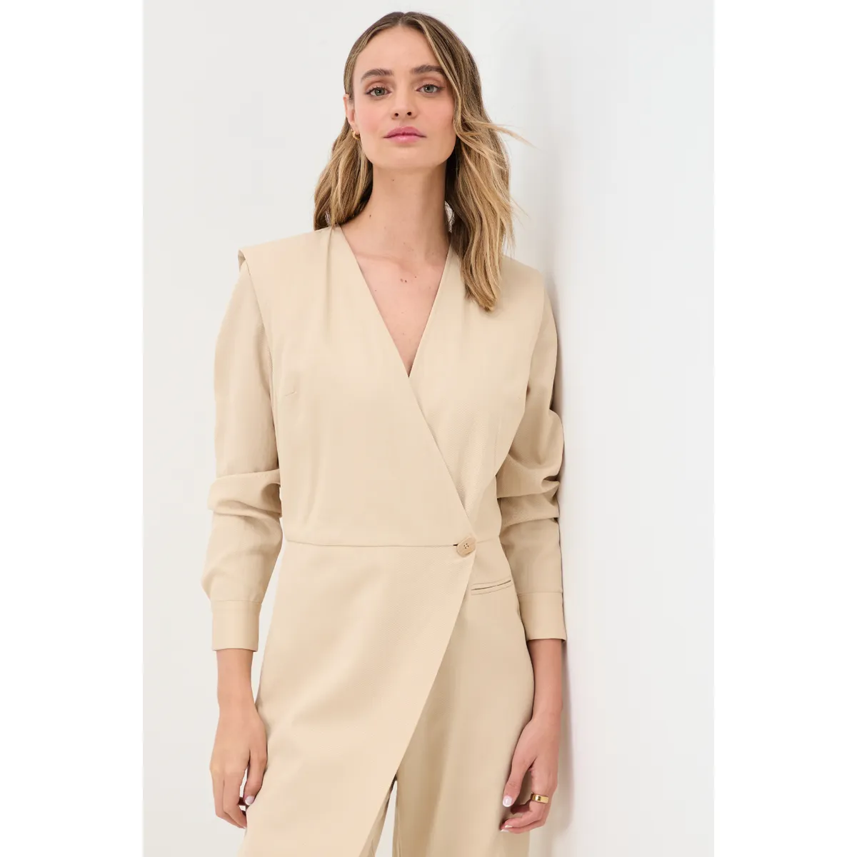 IO - Enterito Largo Beige Mujer Io