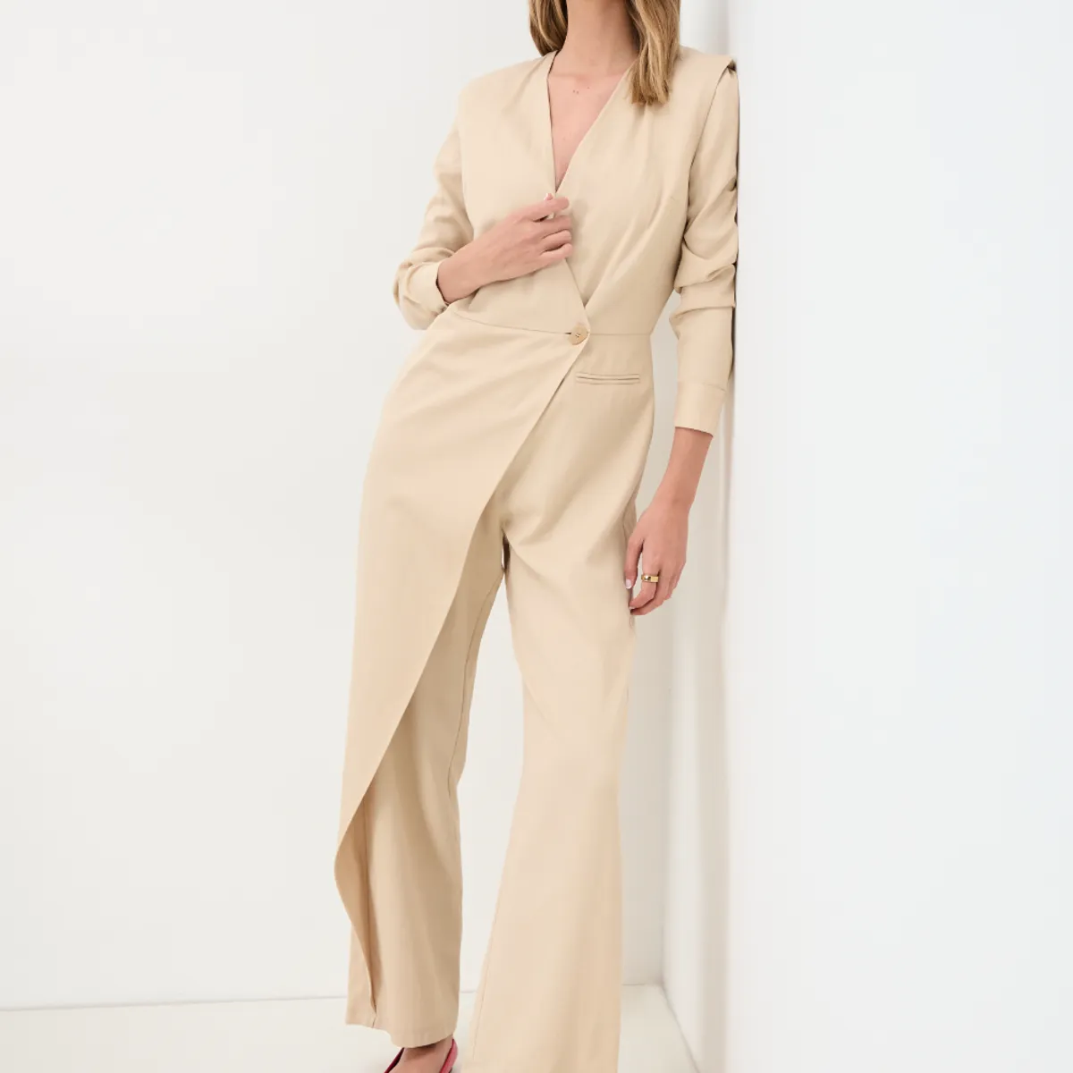IO - Enterito Largo Beige Mujer Io
