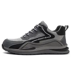 DANWEILE - Zapatos de Seguridad Zapato de Trabajo Botín De Seguridad