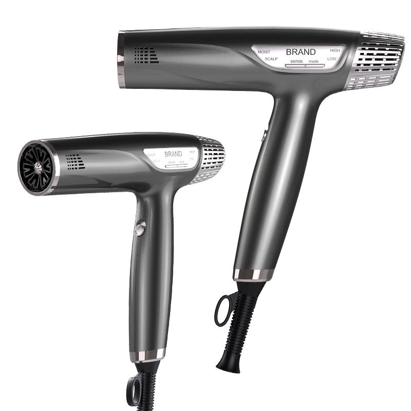 DANWEILE - Secador de pelo profesional aire frío y caliente Hair dryer - Negro