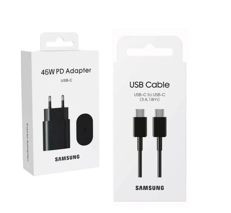 Cargador 45w Carga Súper Rápida Cable Usb-C