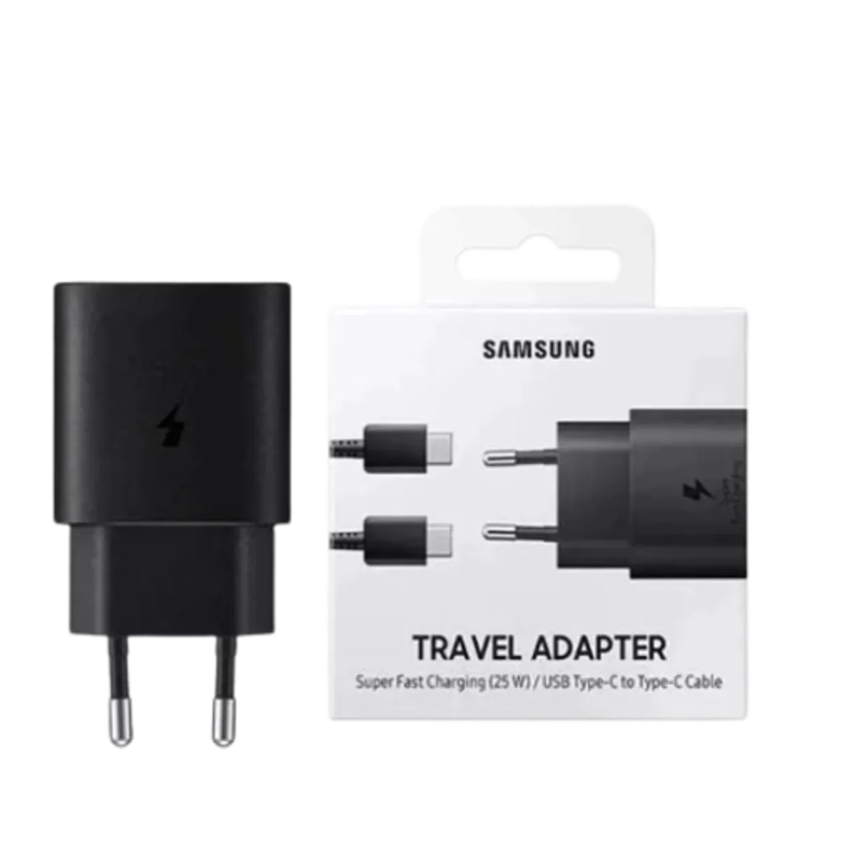SAMSUNG - Cargador Samsung 45w Carga Súper Rápida Cable Usb-C