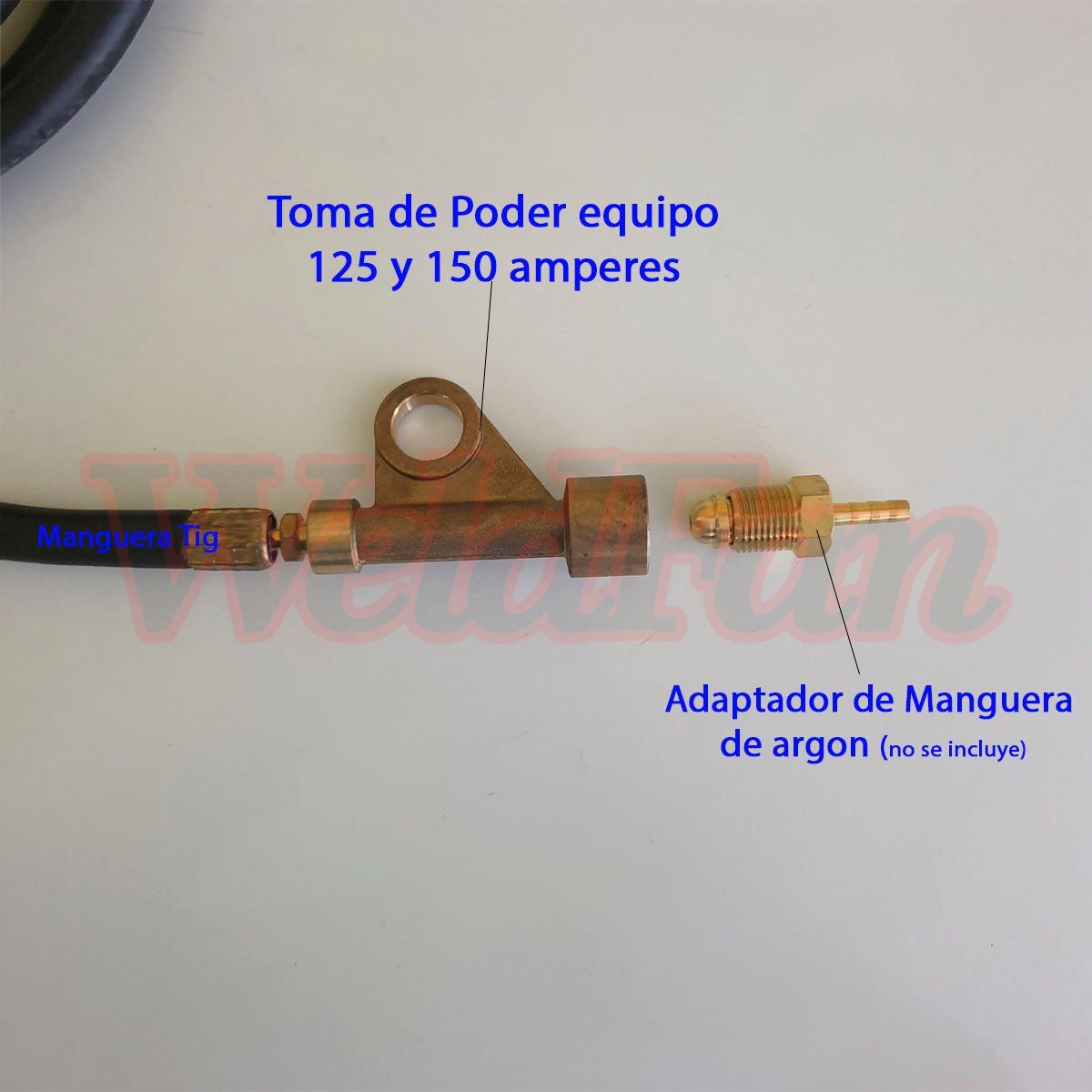 Accesorios Tig Toma De Poder 125 -150 Amperes Bronce, marca GENERICO - Foto 2