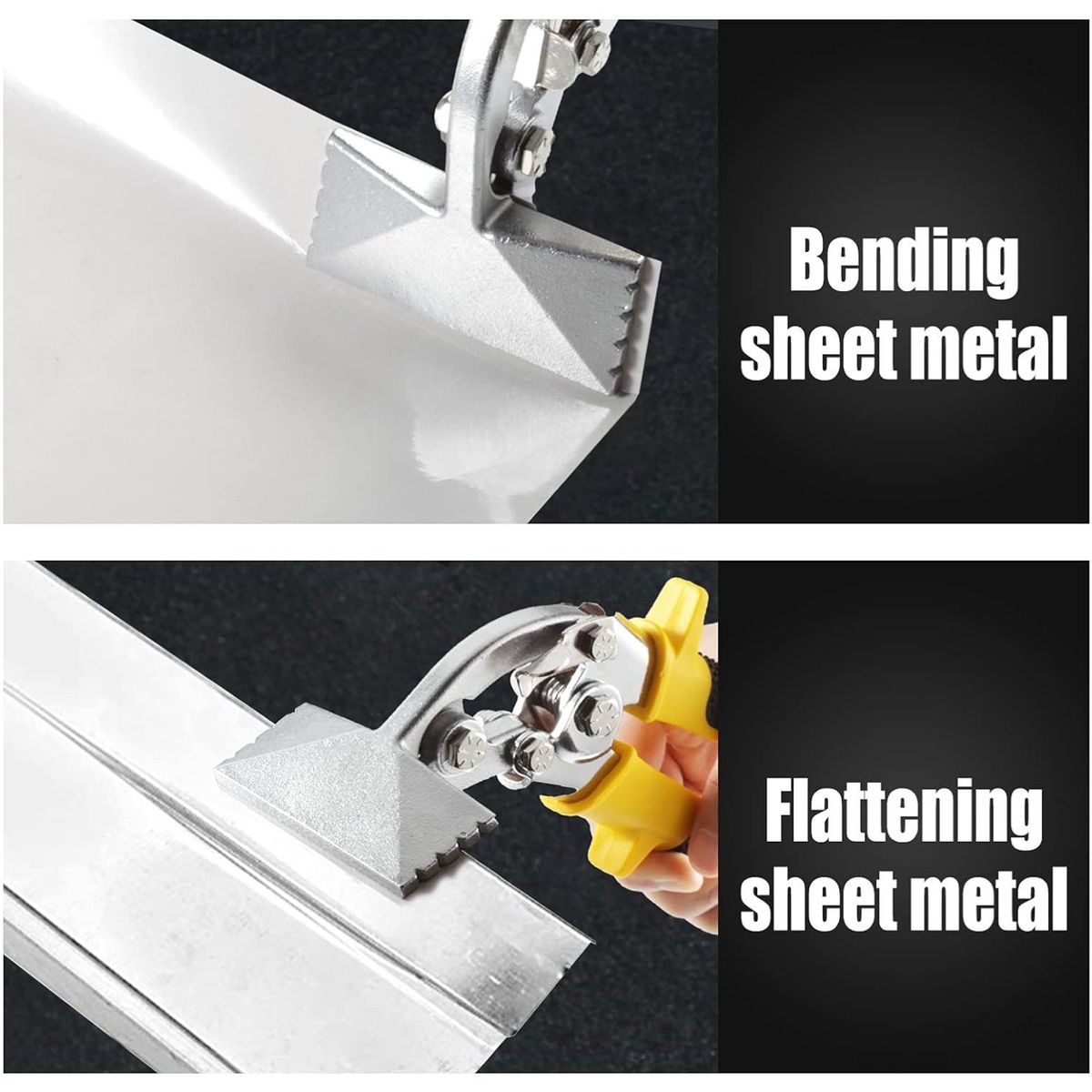 KUANGYE - Alicate 8cm Pinza Dobladora Lámina Chapa Metal