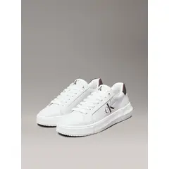 CALVIN KLEIN - Zapatillas de Cuero Chunky Cupsole Mono Blanco