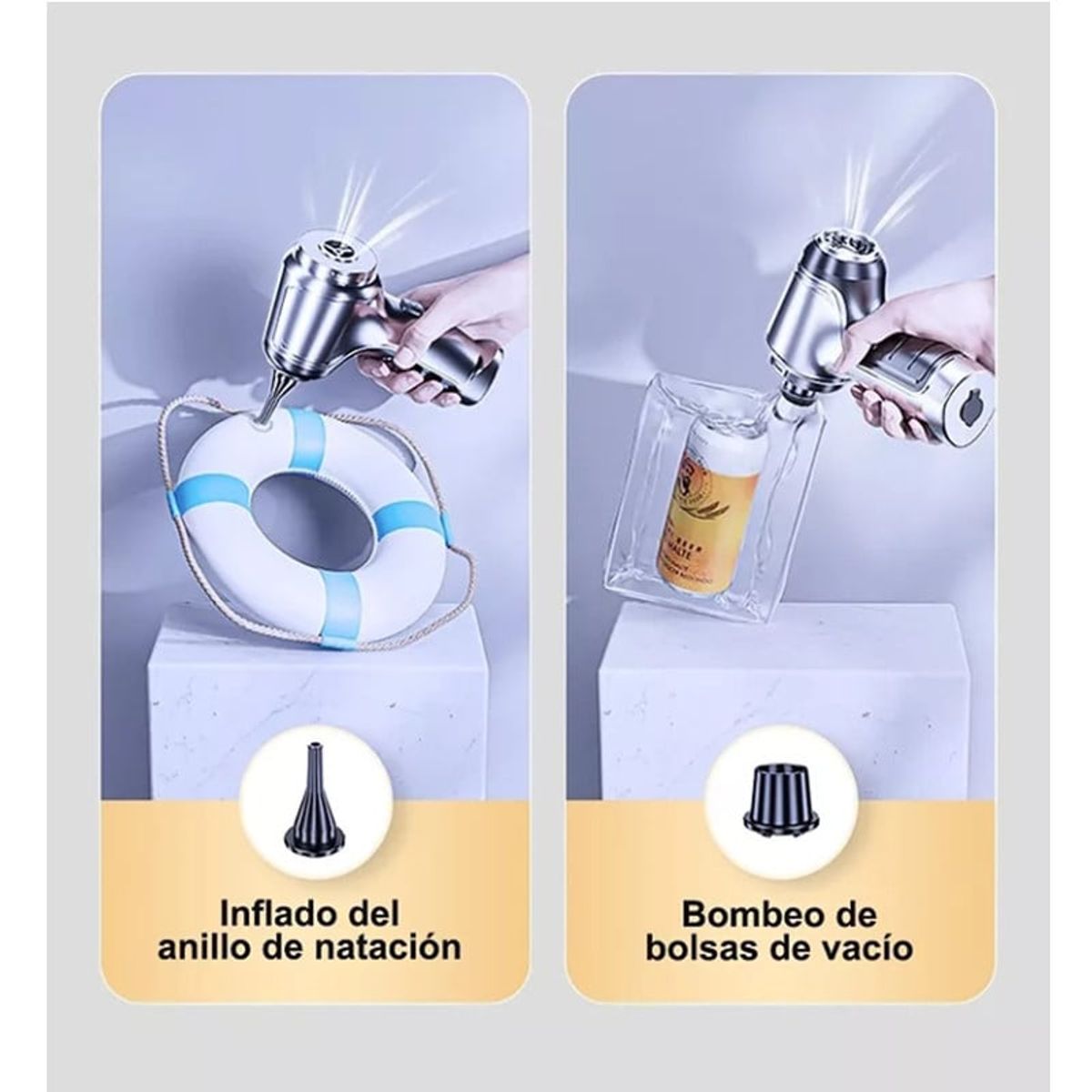 KUANGYE - Aspiradora Para Auto Mini Portatil De Mano Inalambrica