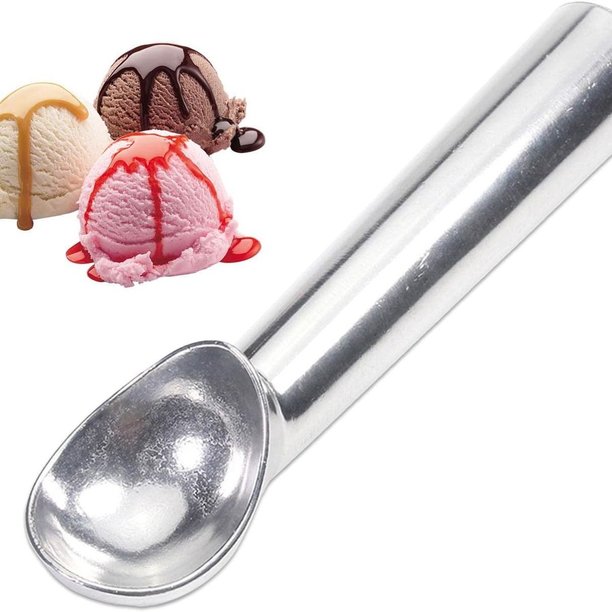 KUANGYE - Cuchara Helado Aluminio Resistente