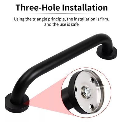 Imagen 2 del producto Barra De Seguridad Acero Inoxidable Negro Mate 30cm