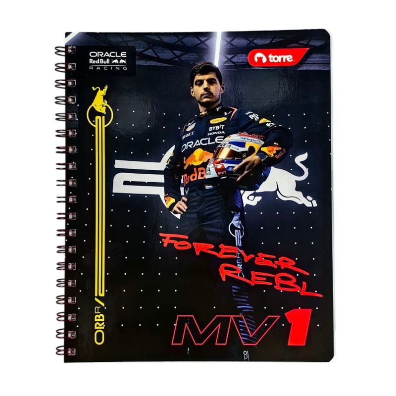 TORRE - Cuaderno Universitario Torre RedBull Racing 100 hojas