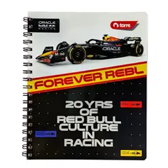 TORRE - Cuaderno Universitario RedBull Racing 100 hojas