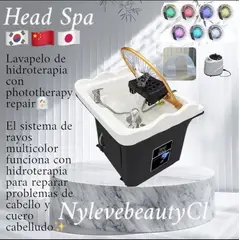 GENERICO - HEAD SPA ASIATICO LAVAPELOS DE HIDROTERAPIA CON FOTOTERAPIA