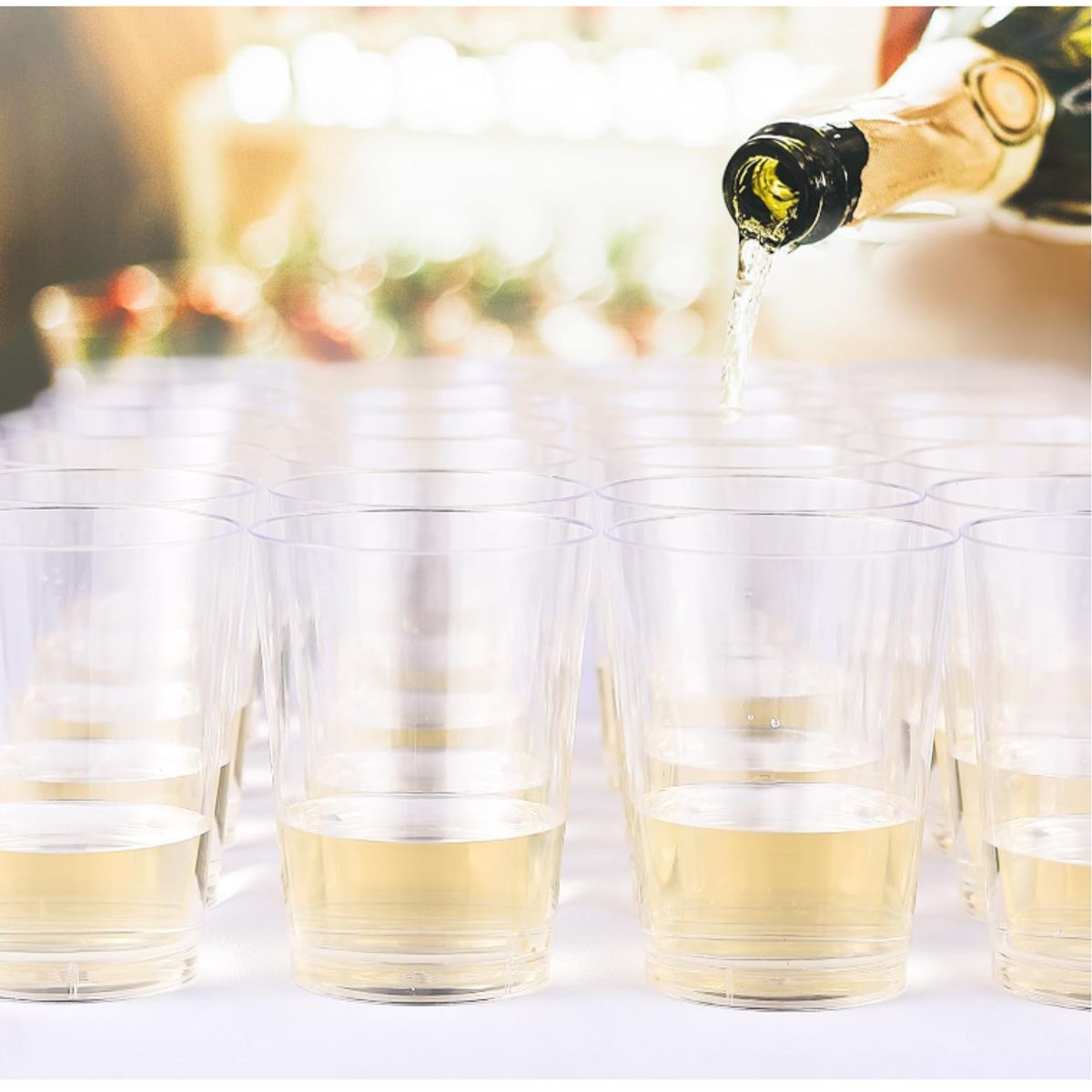 KUANGYE - Pack 24 Vasos De Acrílico 10 Onzas Para Postres Coctelería