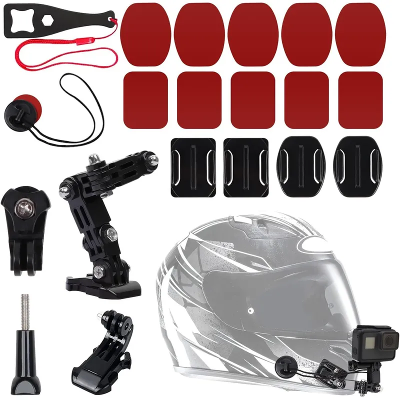 KUANGYE - Para Cámara Deportiva Gopro Soportes Para Cascos Deportivos