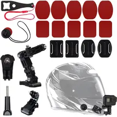 KUANGYE - Para Cámara Deportiva Gopro Soportes Para Cascos Deportivos