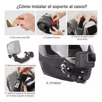 Imagen 2 del producto Para Cámara Deportiva Gopro Soportes Para Cascos Deportivos