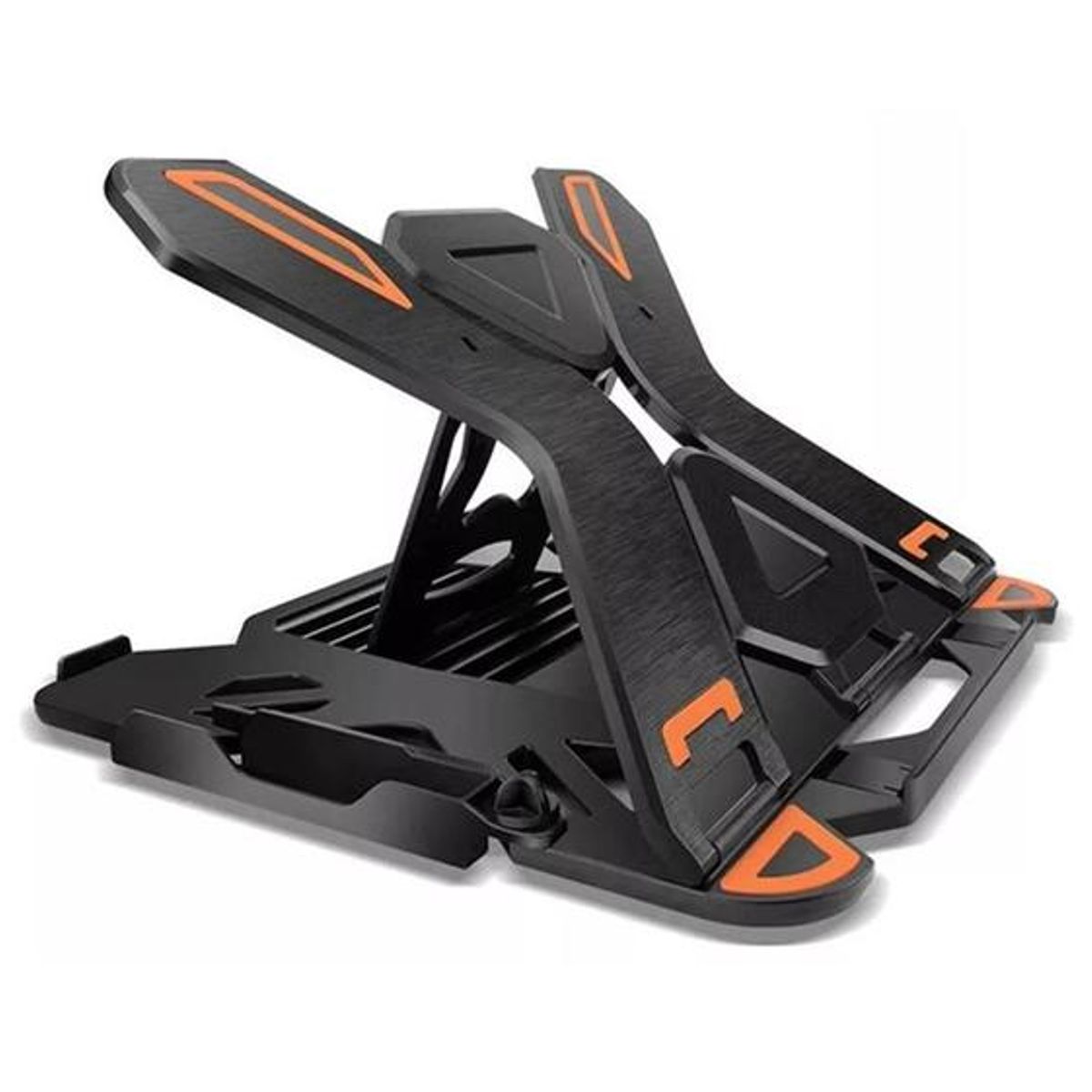 GENERICO - Soporte base notebook y celular ajustable hasta 17 pulgadas negro